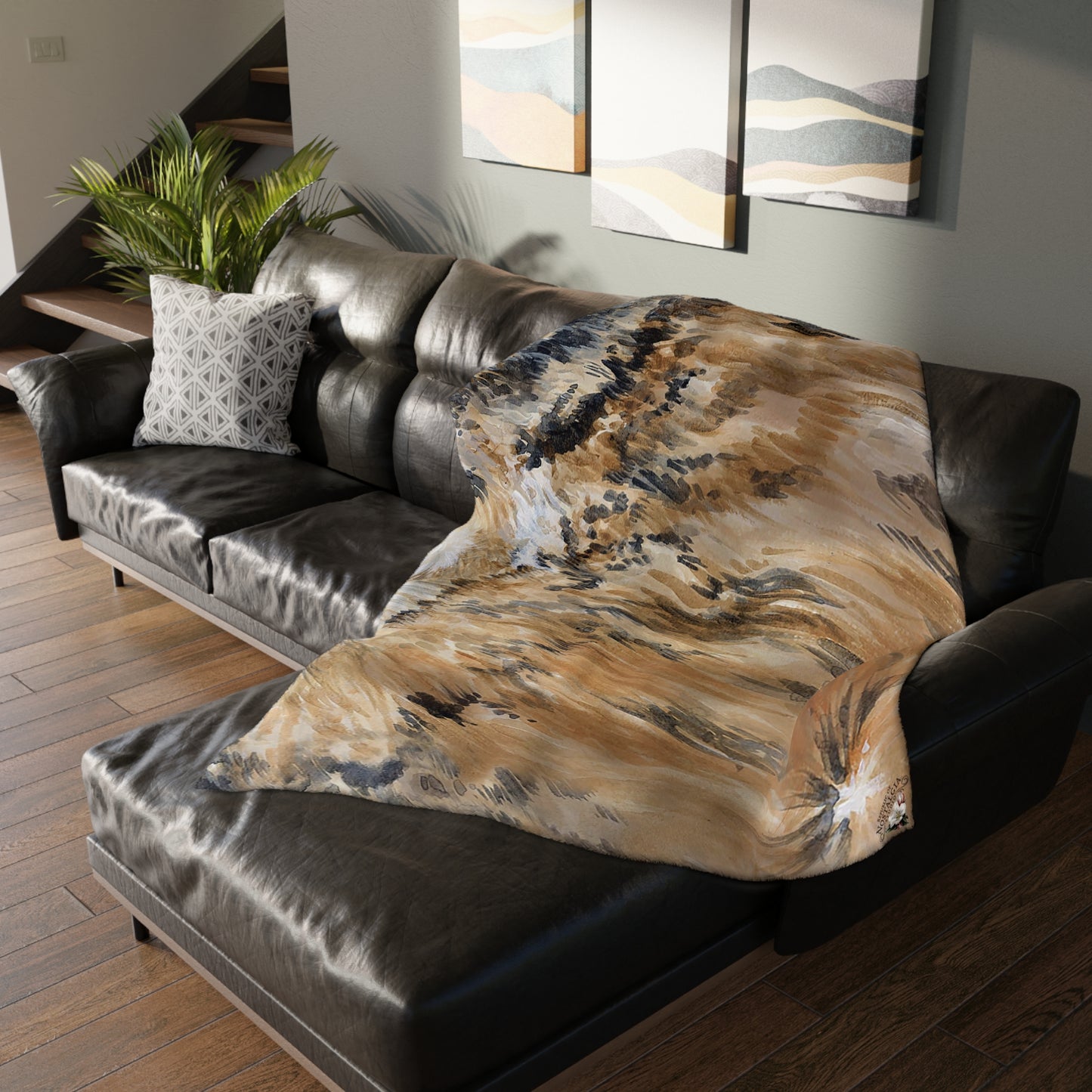Velveteen Minky Blanket (Two-sided print)