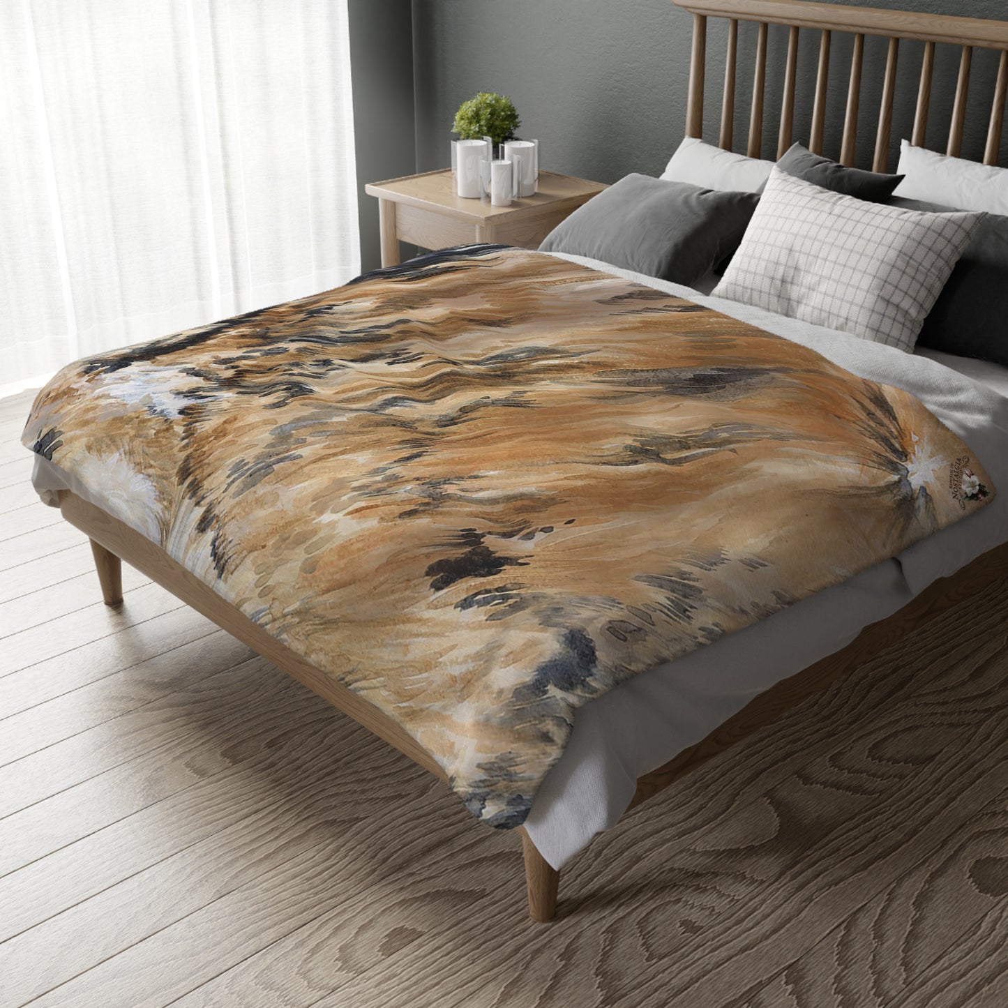 Velveteen Minky Blanket (Two-sided print)