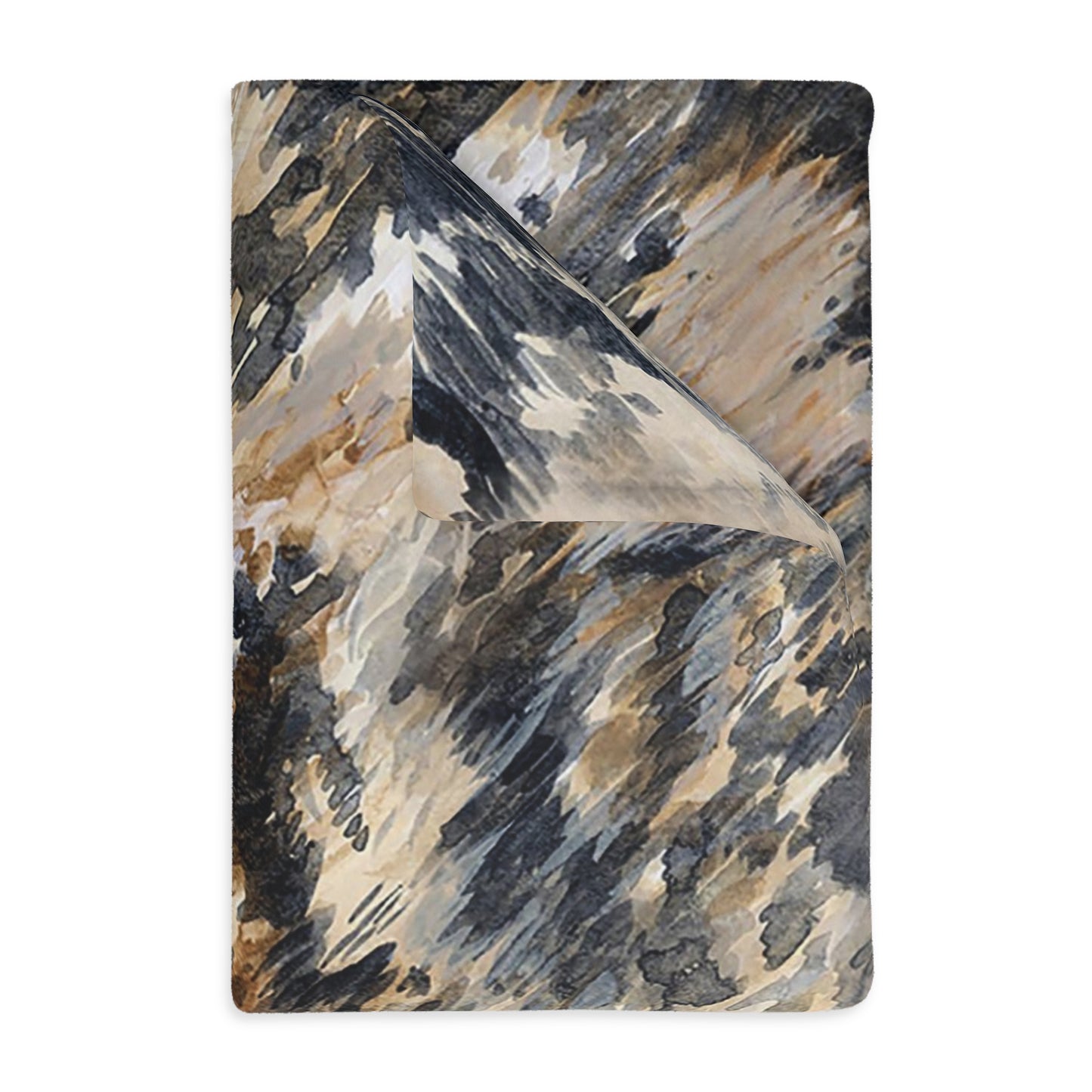 Velveteen Minky Blanket (Two-sided print)