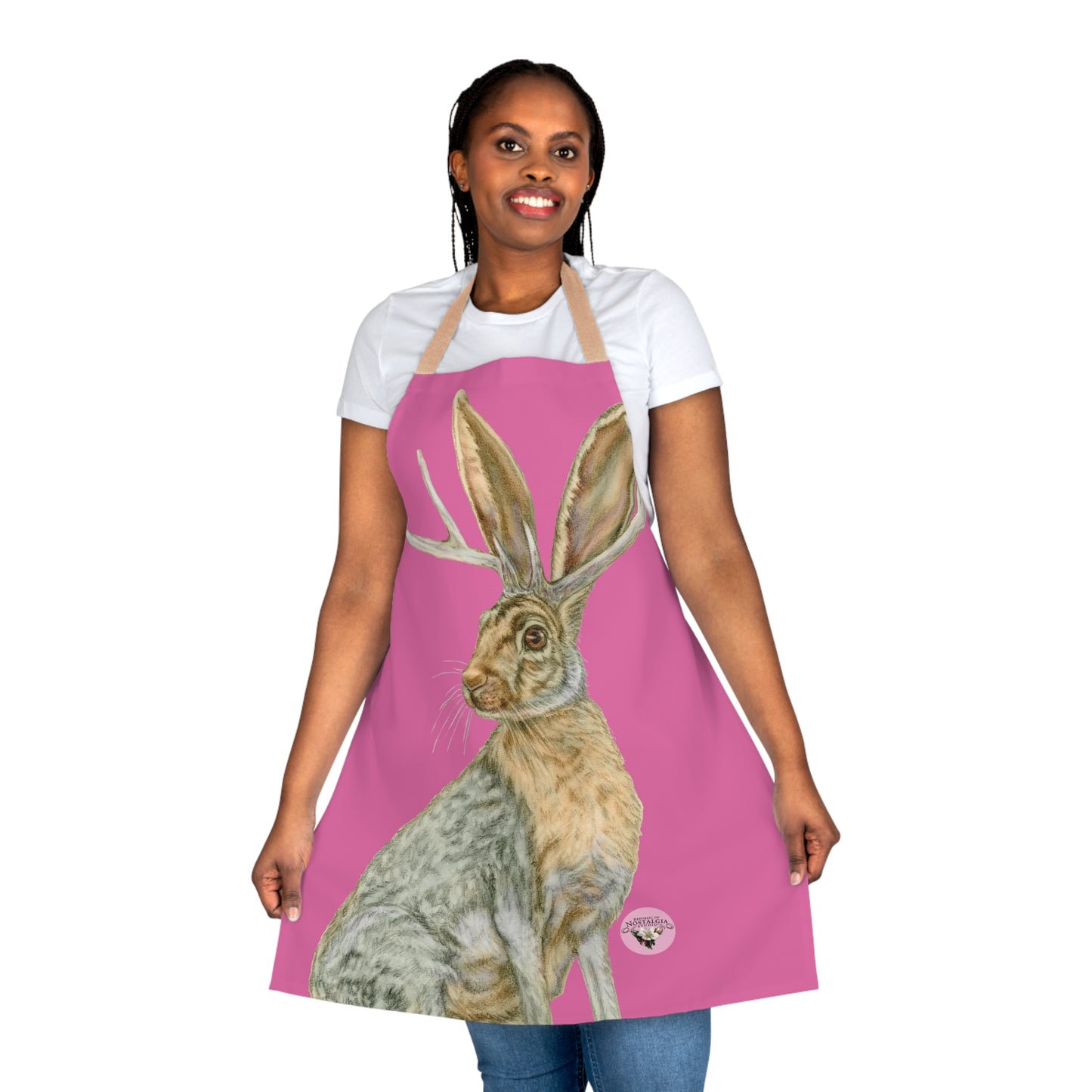 Apron (AOP) - Rowdy Jacks_Fuscia