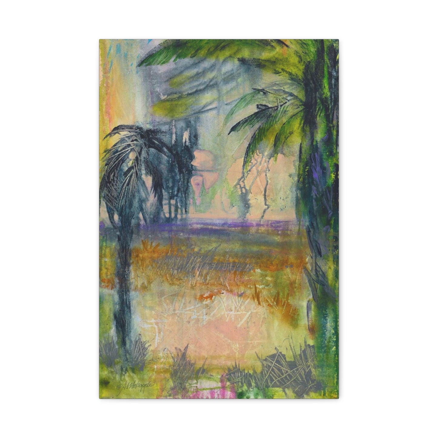 Canvas Gallery Wraps - Low Country_part one of two_lower canvas - 16"x24"