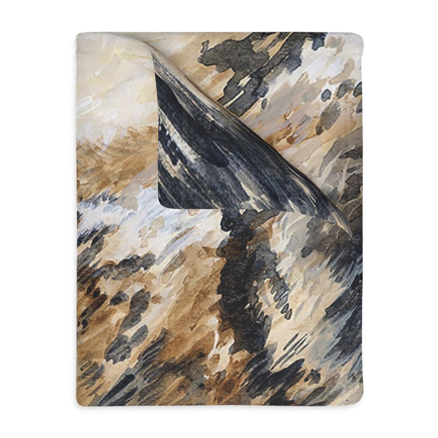 Velveteen Minky Blanket (Two-sided print)