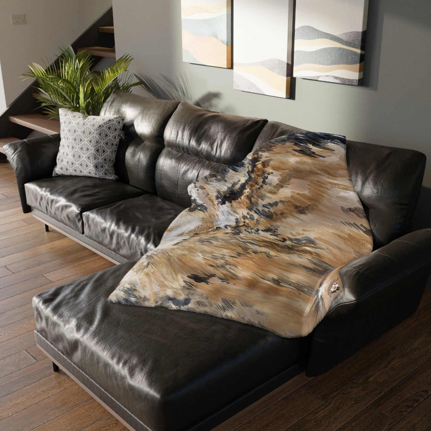 Velveteen Minky Blanket (Two-sided print)