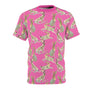 Unisex Cut & Sew Tee (AOP) - Rowdy Jacks_Fuschia