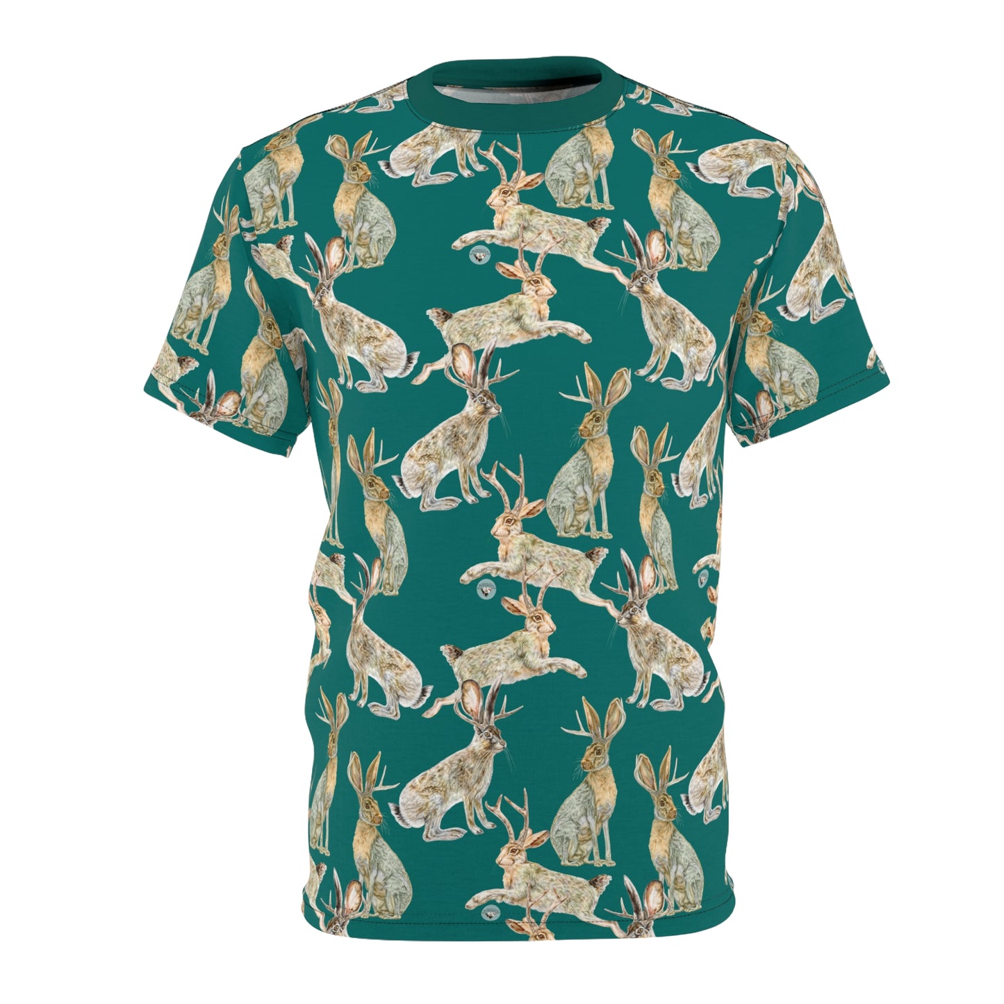 Unisex Cut & Sew Tee (AOP) - Rowdy Jacks_Spruce
