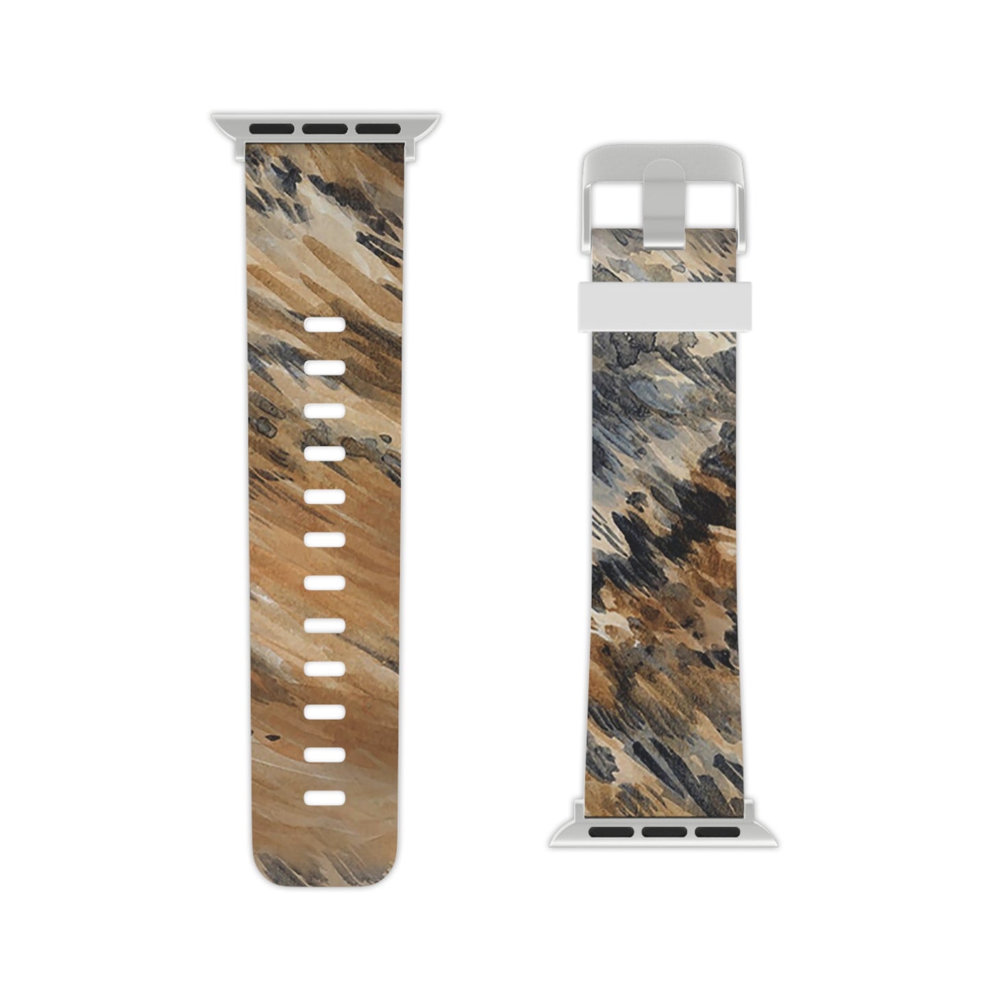 Watch Band for Apple Watch - Longhorn Brindle Hide_Black