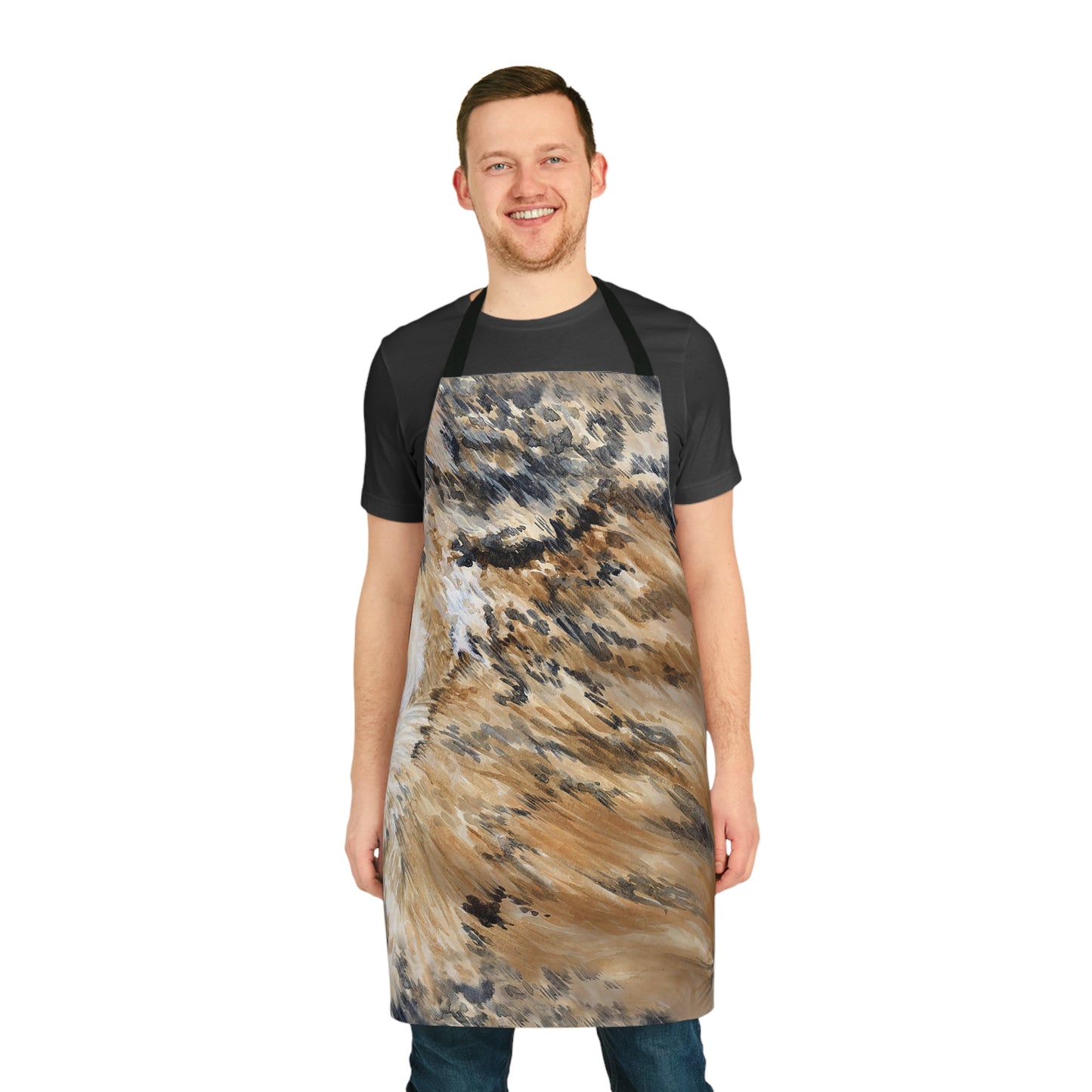 Apron (AOP) - Longhorn Brindle Hide