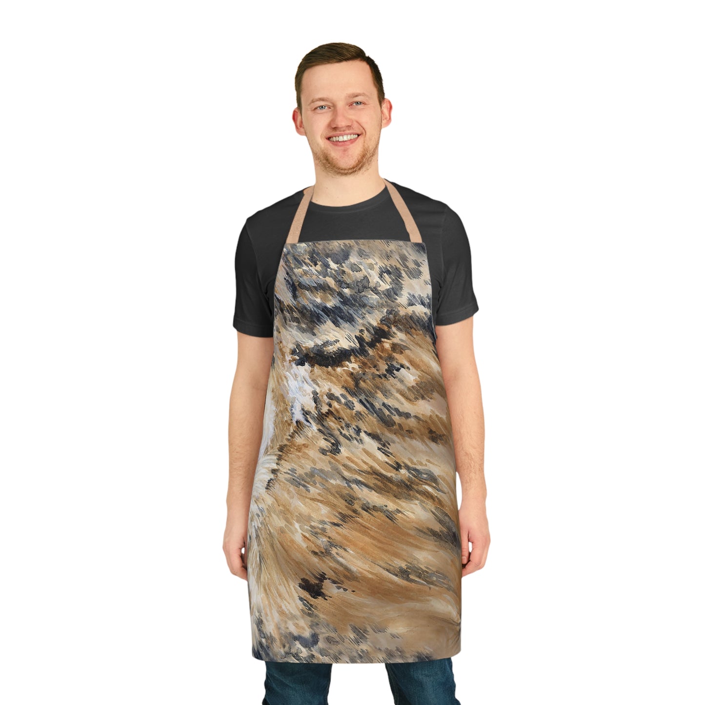Apron (AOP) - Longhorn Brindle Hide