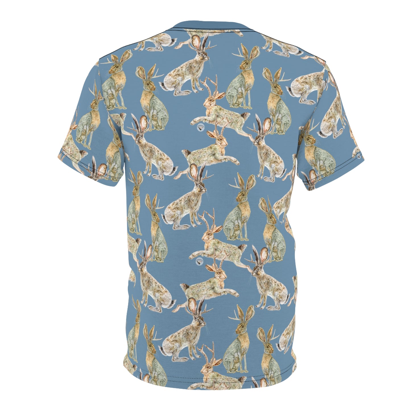 Unisex Cut & Sew Tee (AOP) - Rowdy Jacks_Sky