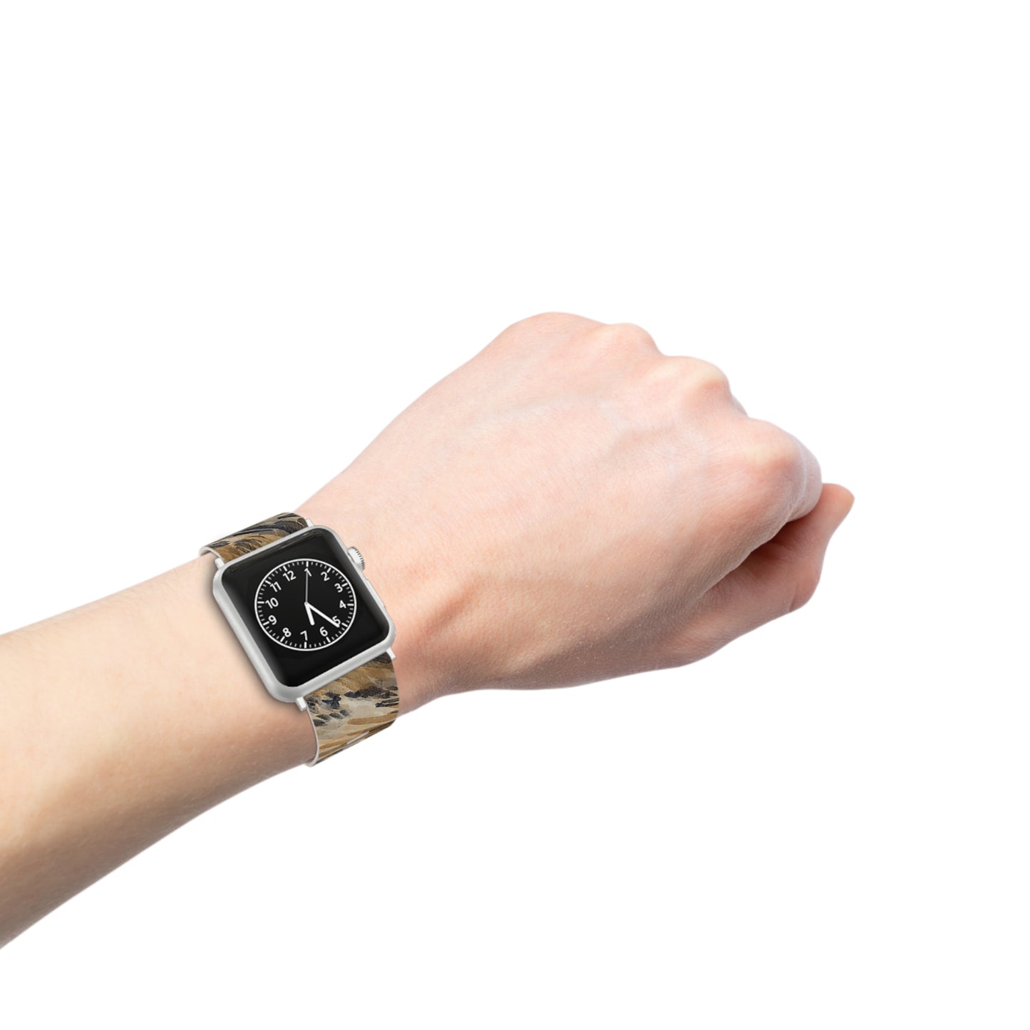Watch Band for Apple Watch - Longhorn Brindle Hide_Black