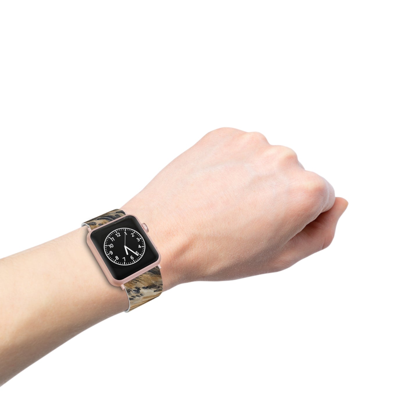 Watch Band for Apple Watch - Longhorn Brindle Hide_Black
