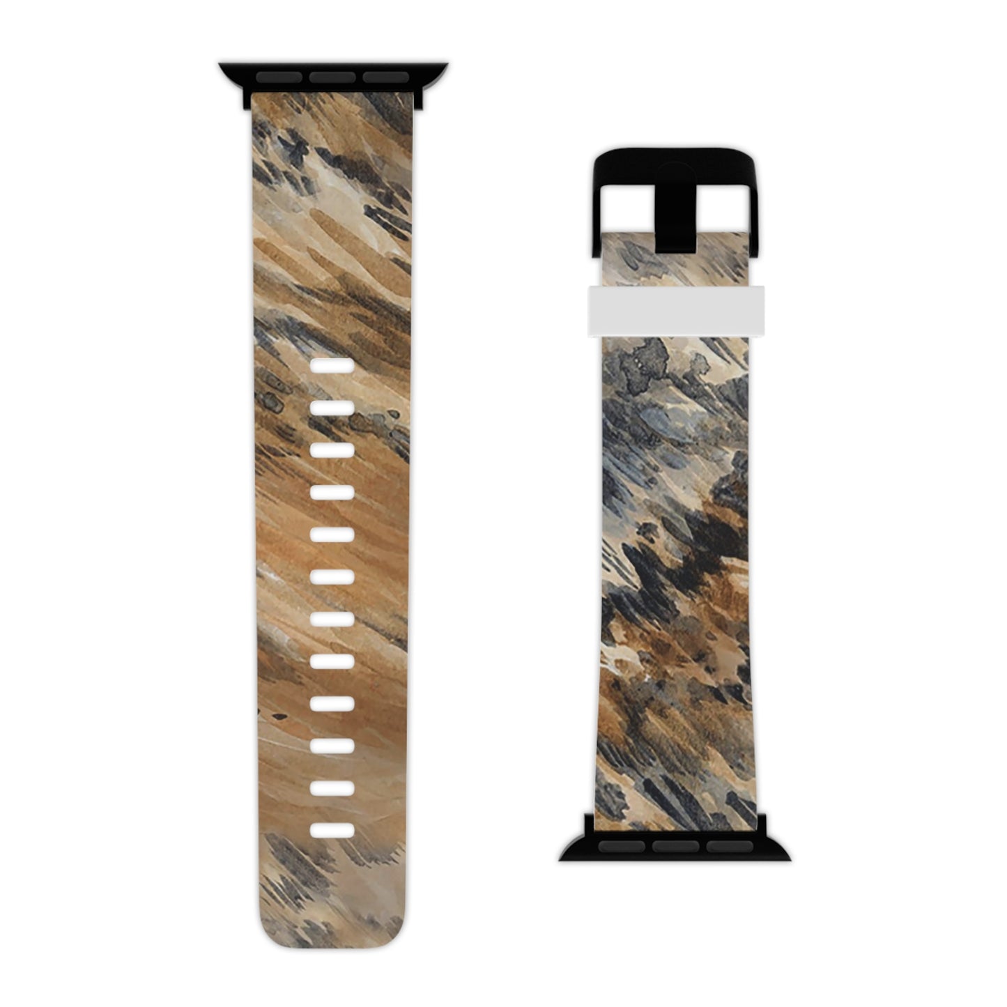 Watch Band for Apple Watch - Longhorn Brindle Hide_Black