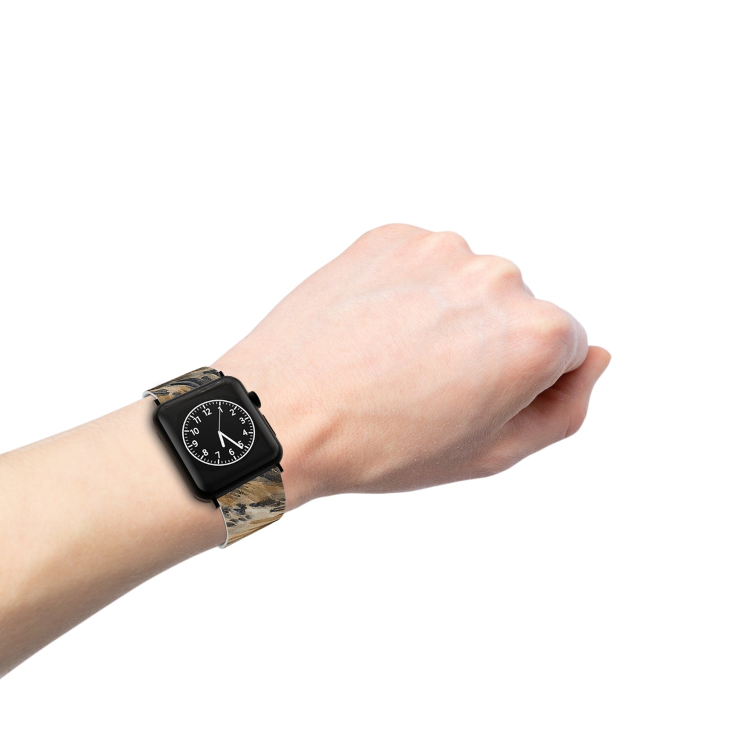Watch Band for Apple Watch - Longhorn Brindle Hide_Black