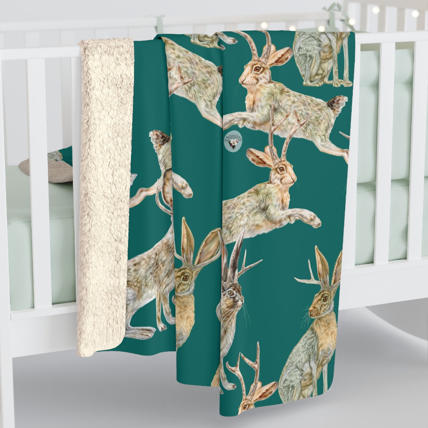 Sherpa Fleece Blanket - Rowdy Jacks_Spruce
