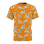 Unisex Cut & Sew Tee (AOP) - Rowdy Jacks_Tangerine