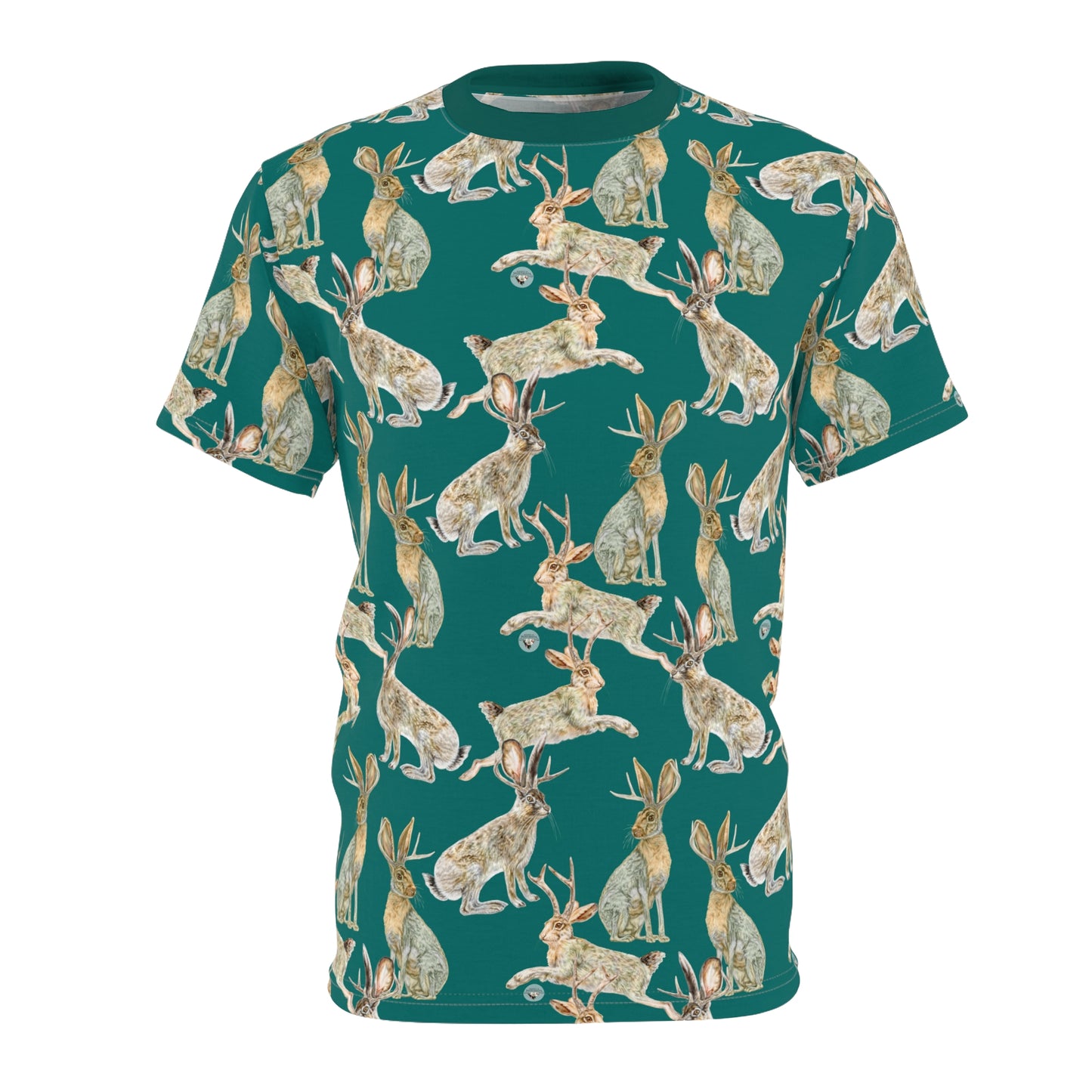 Unisex Cut & Sew Tee (AOP) - Rowdy Jacks_Spruce