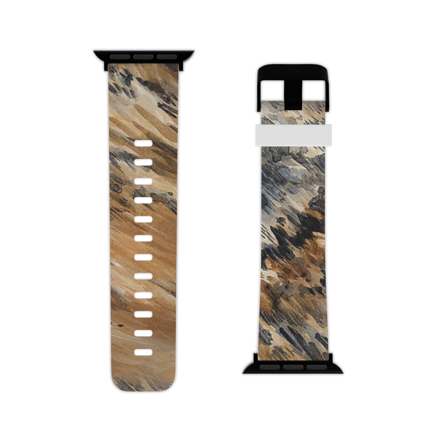 Watch Band for Apple Watch - Longhorn Brindle Hide_Black